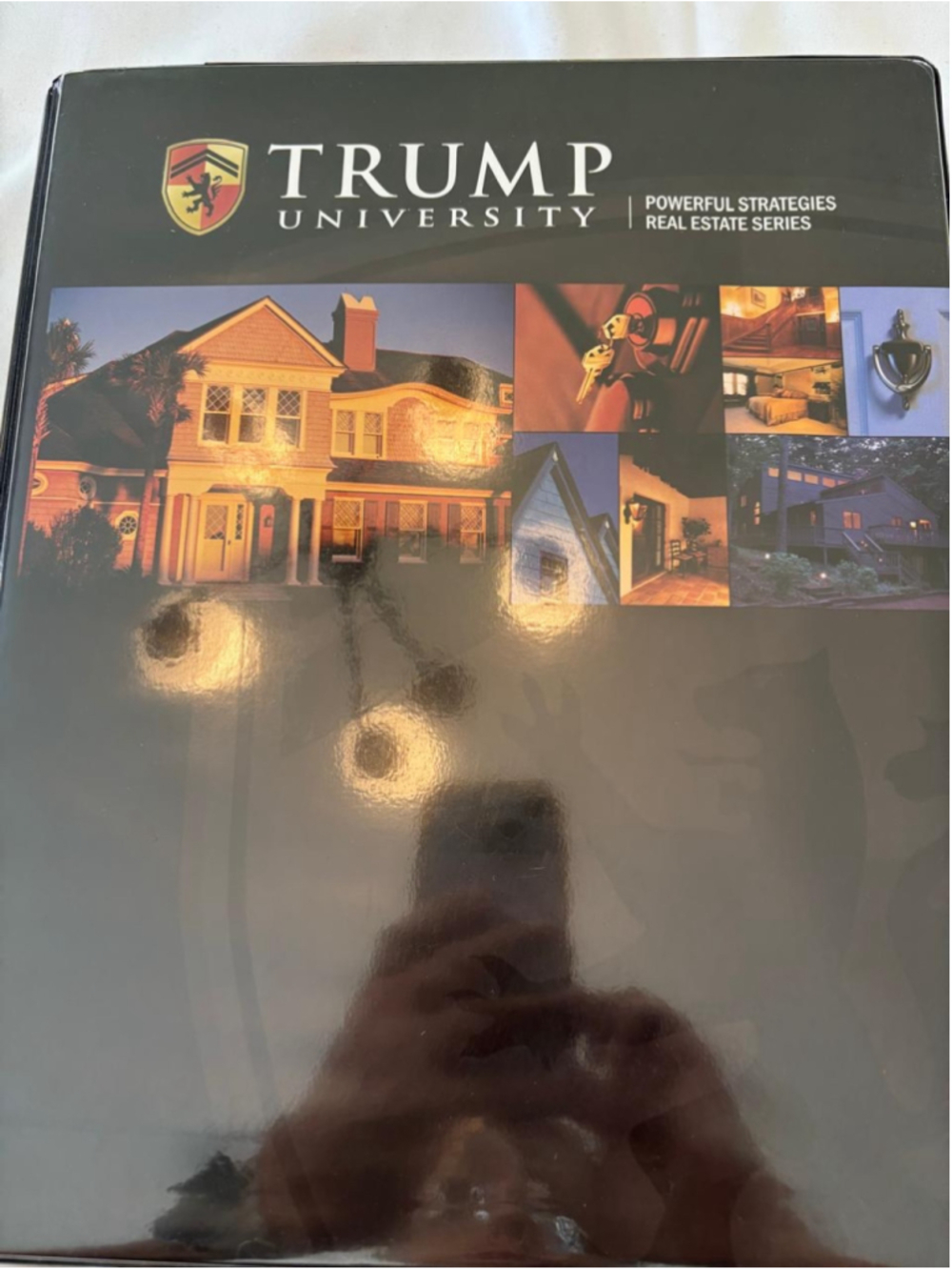 Trump University Real Estate Series Binder Set One Size Black Gold #E69